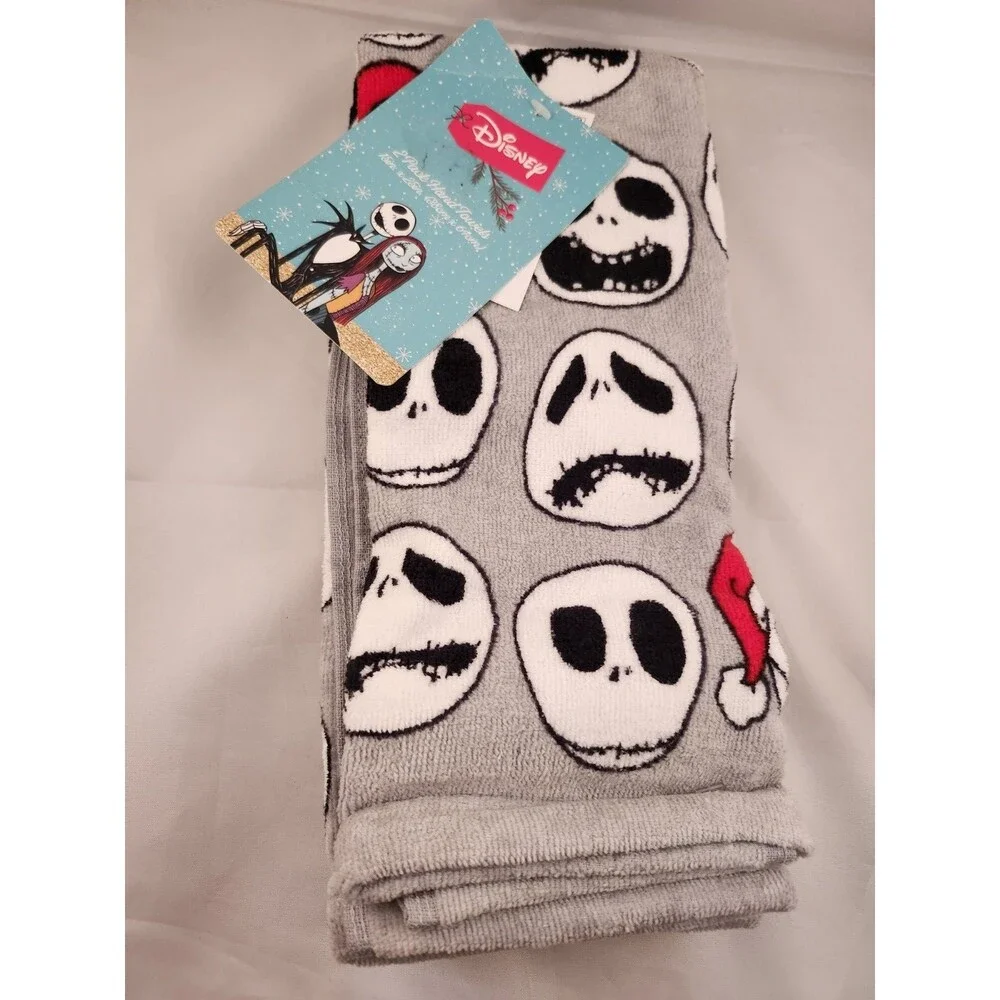 Jack Skellington Christmas Hand Towels 2-Pack 15